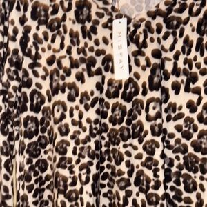 Leopard Print Midi Dress Misfay